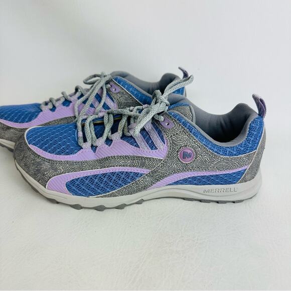 Merrell Medusa Ice Deep Periwinkle Purple Trail Hiking Shoes Womens Size 9 - Picture 2 of 13